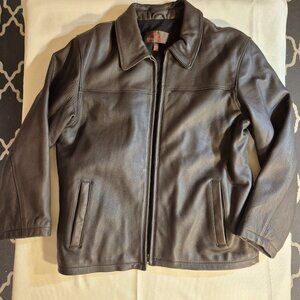 DANIER winter leather bomber jacket